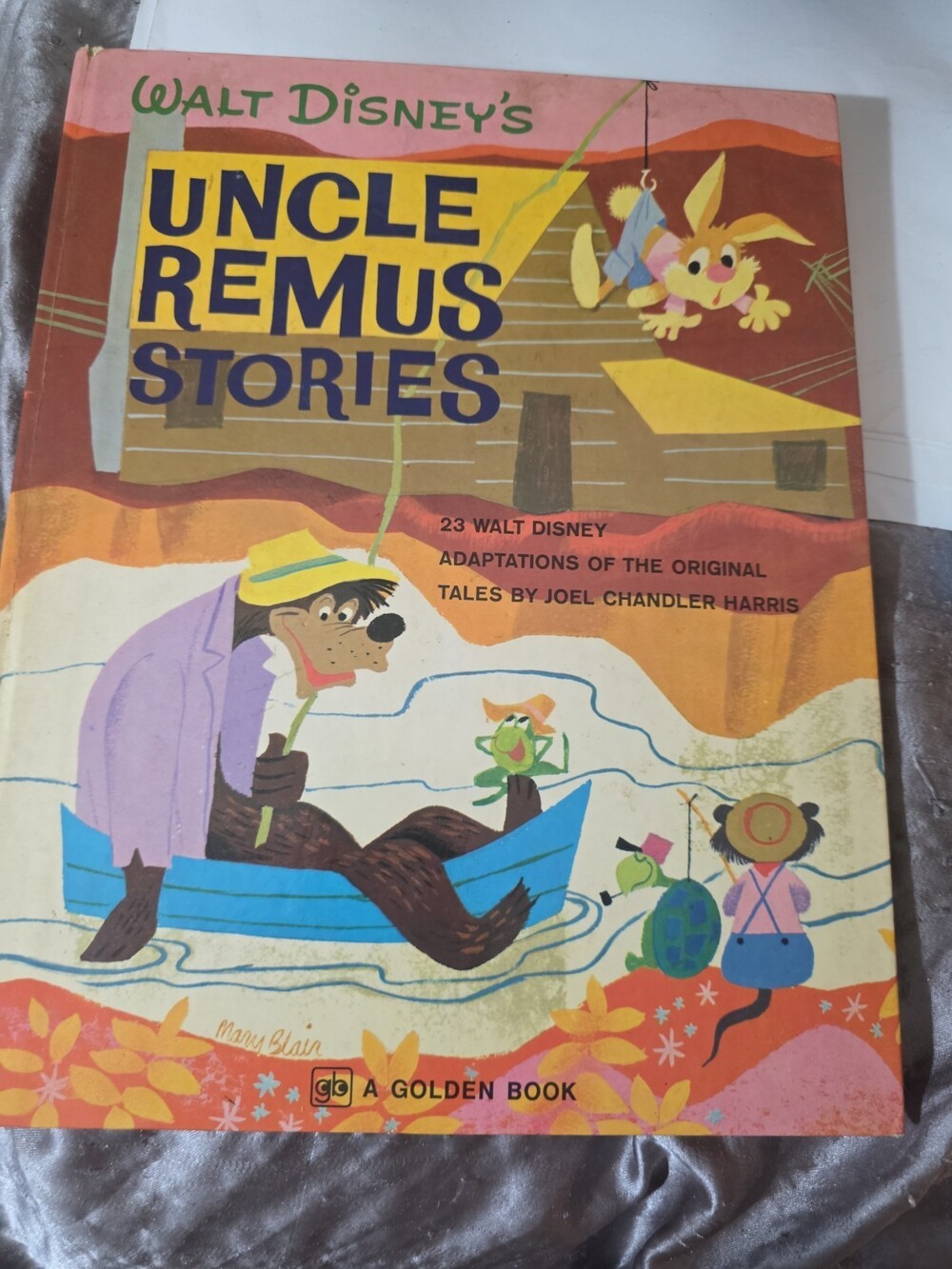 1976 WALT DISNEY UNCLE REMUS STORIES LARGE BOOK BEAUTIFUL COMPLETE